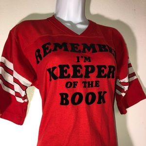 Vintage Shirt“Remember I’m Keeper of the Book”